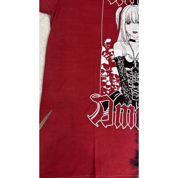 Ripple Junction Death Note Miss Amane Split Portrait Red Black Tee Size M - Picture 9 of 12